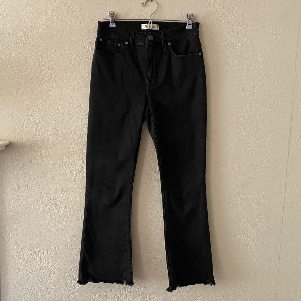 Madewell Cali Demi-Boot Jeans in Berkeley Black
